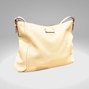 Kate Spade Bone Off-White Leather Purse Great Condition